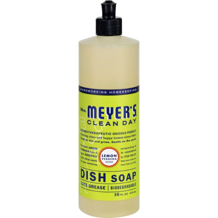Mrs. Meyer's Clean Day - Liquid Dish Soap - Lemon Verbena ...